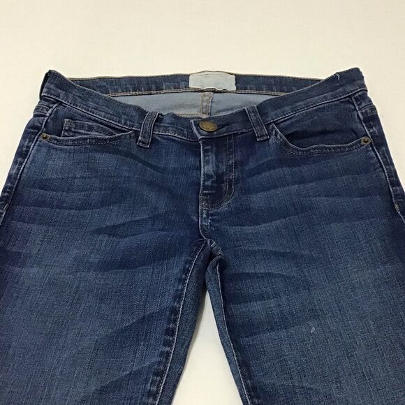 Current/Elliott Sample Blue Wash Flare Leg Jeans - Picture 2 of 15